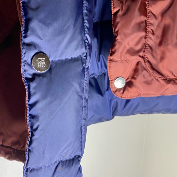 CH Carolina Herrera Reversible Quilted Nylon Down Vest Sz Medium - Picture 10 of 11